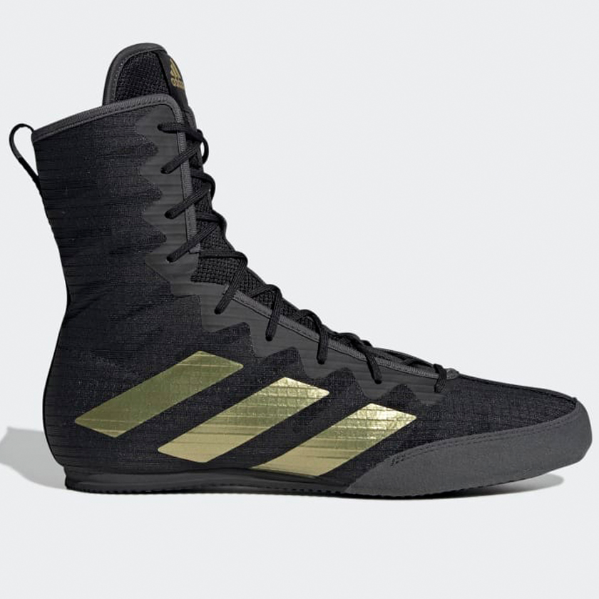chaussure-box-hog-4-adidas-noir-or