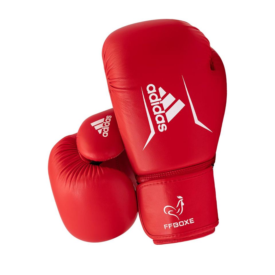 Gants de boxe Adidas éducative FF boxe Rouge