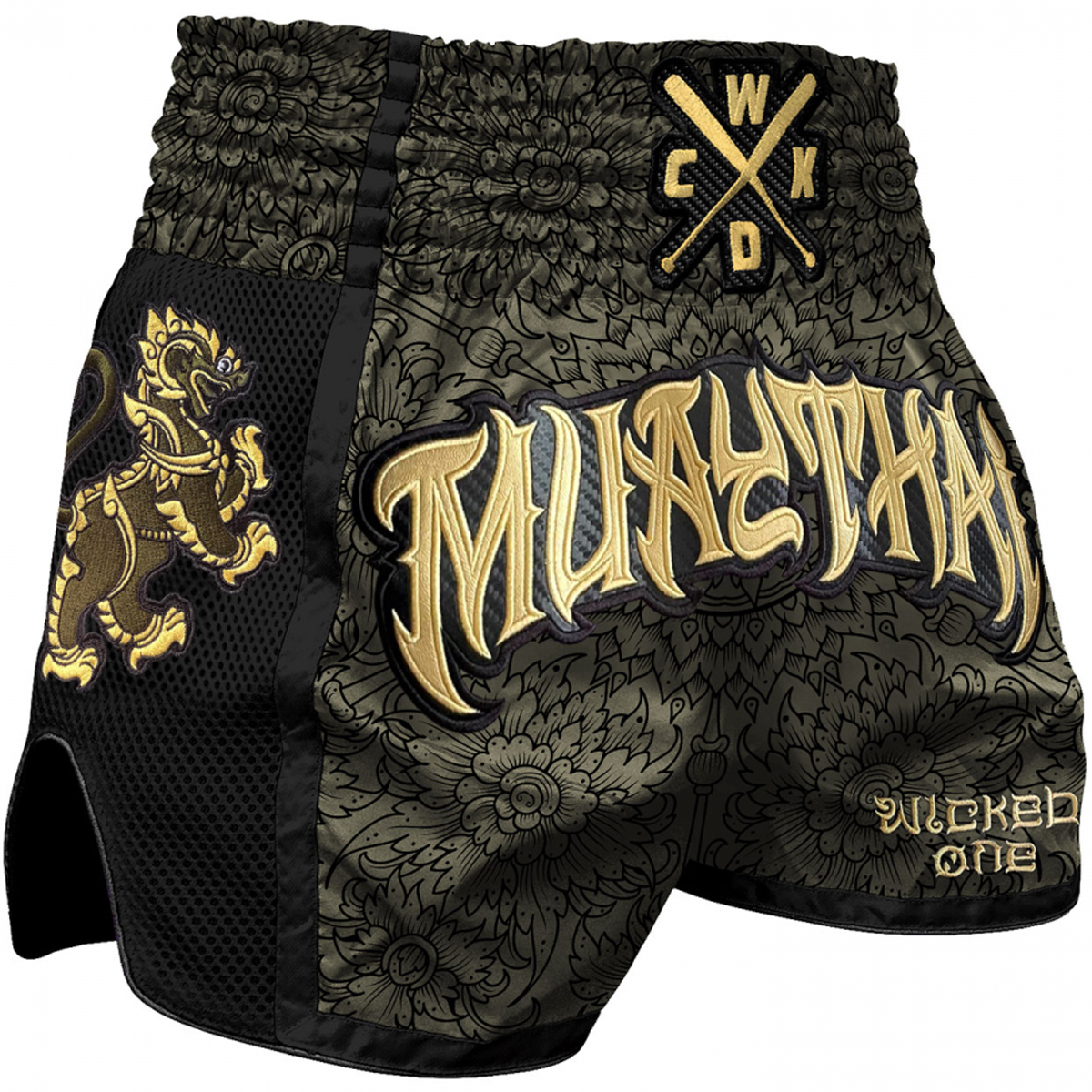 Short Wicked One Lion Thaï Kaki