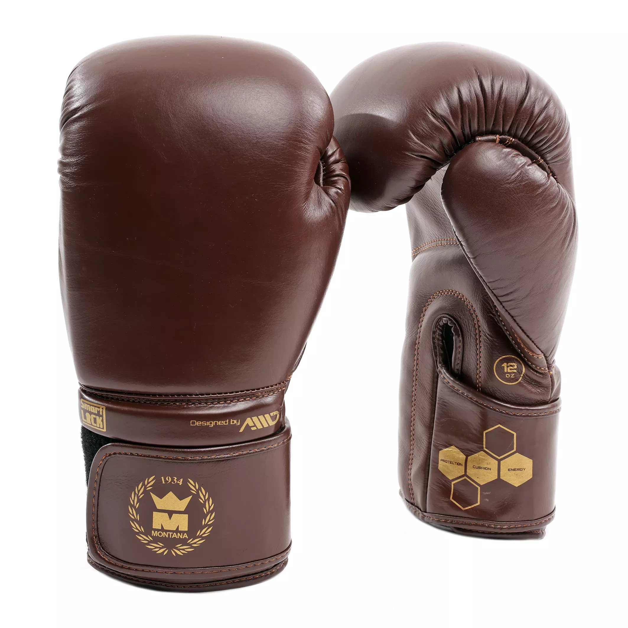 Gants De Boxe MONTANA Falcon Initiation – Rouges, Taille 12 Oz, Neufs