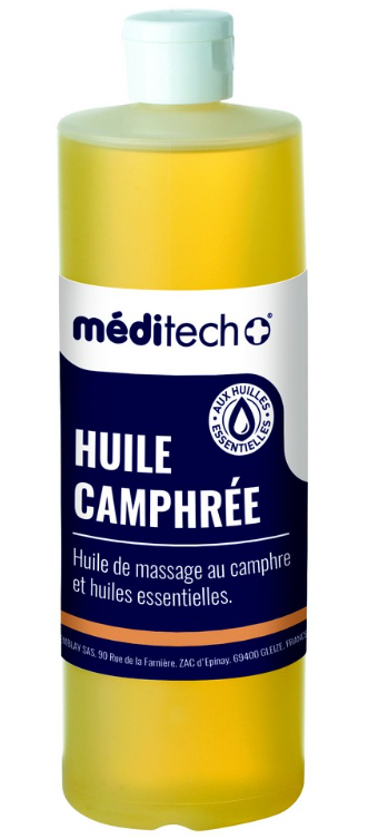 Huile de massage camphrée 500ml