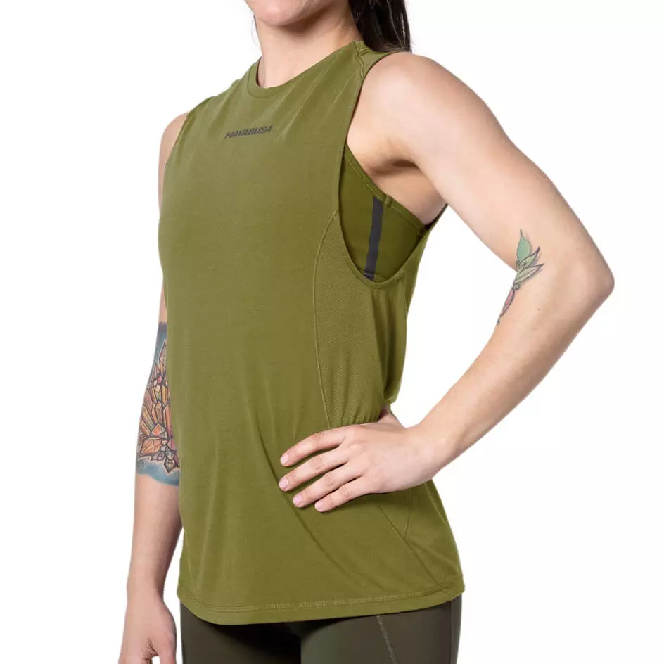 Débardeur léger femme Hayabusa - Olive