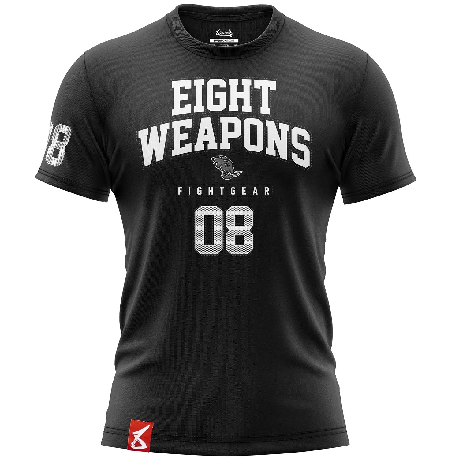 T-shirt 8 Weapons Fight Weapons Noir