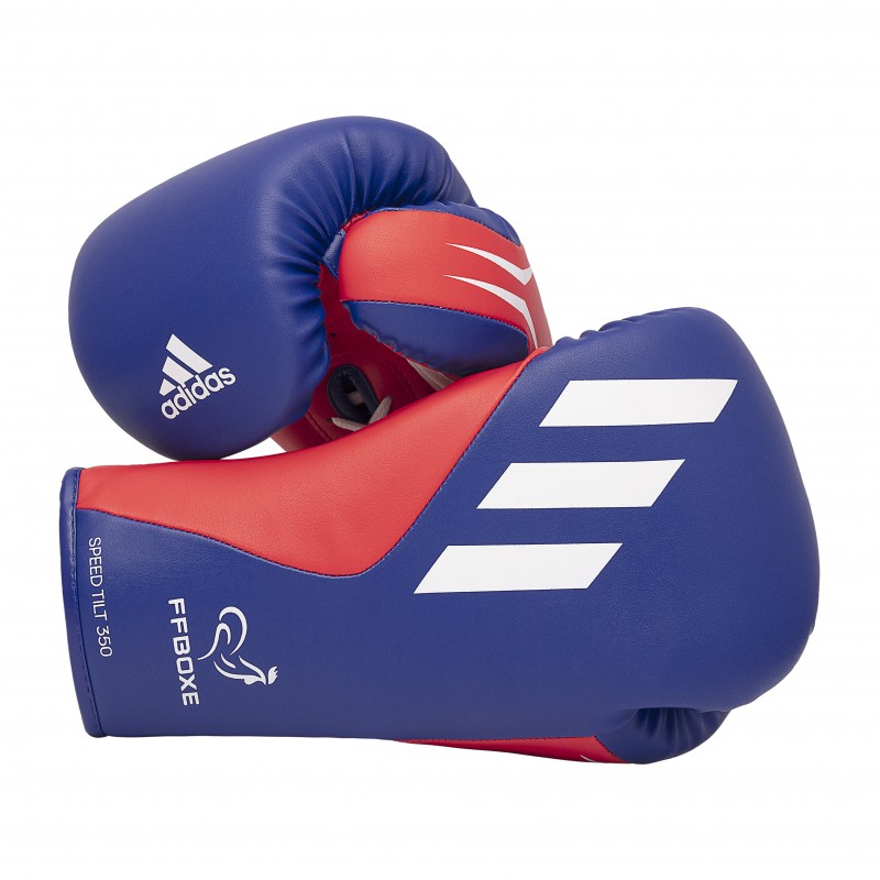Gants de boxe Anglaise à lacets FFB Adidas