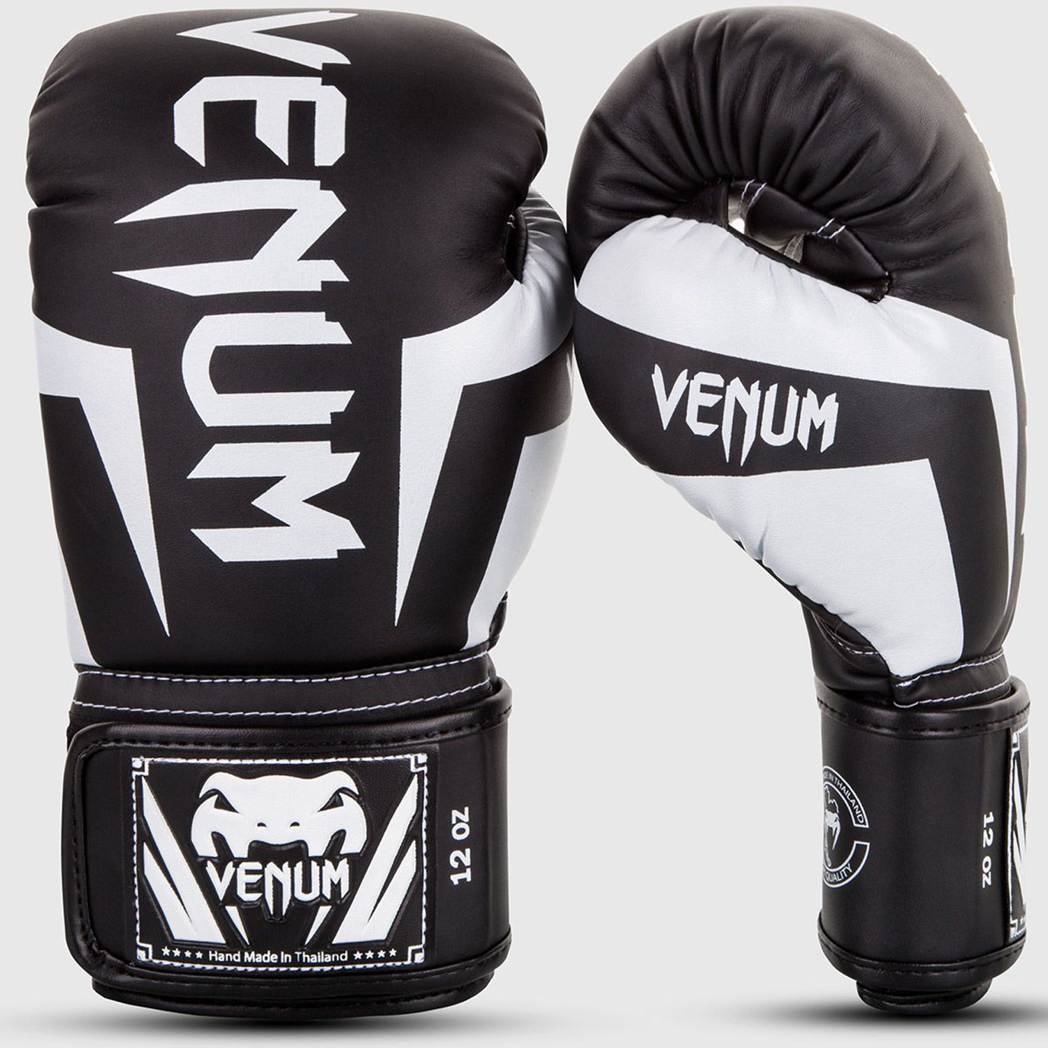 Gants de boxe Venum Élite Noir - Blanc