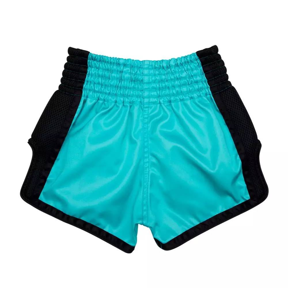short-boxe-thai-fairtex-turquoise-noir
