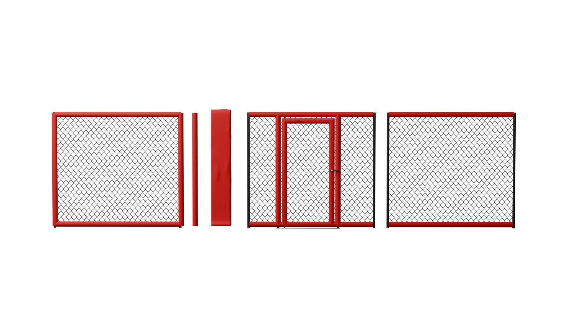 color-poles-red