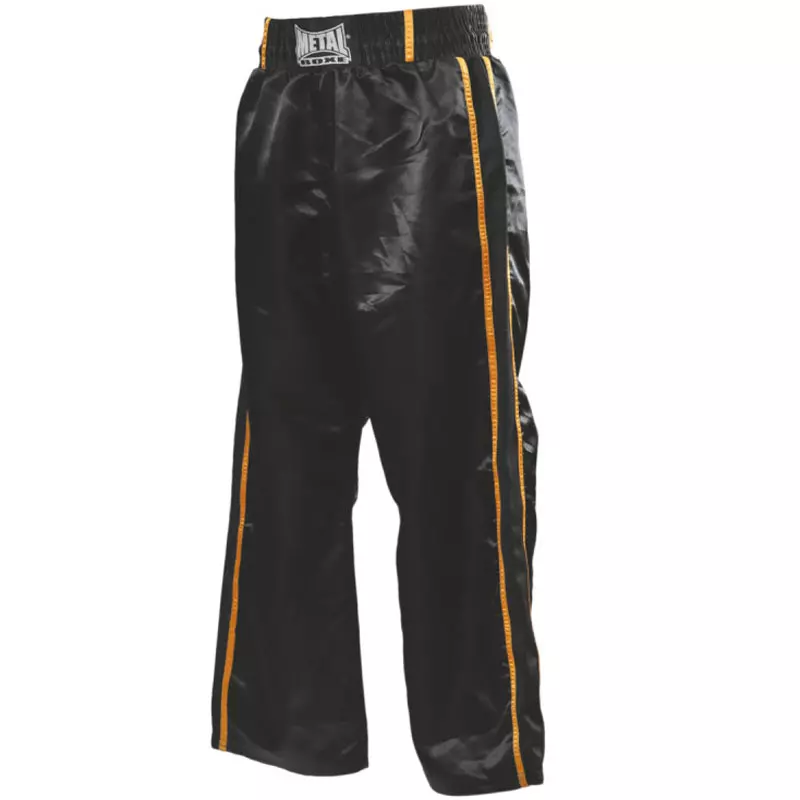 Pantalon Full Contact Metal Boxe - Noir et Or