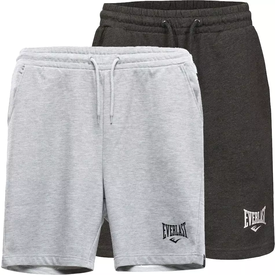 Short Everlast coton Clifton Gris