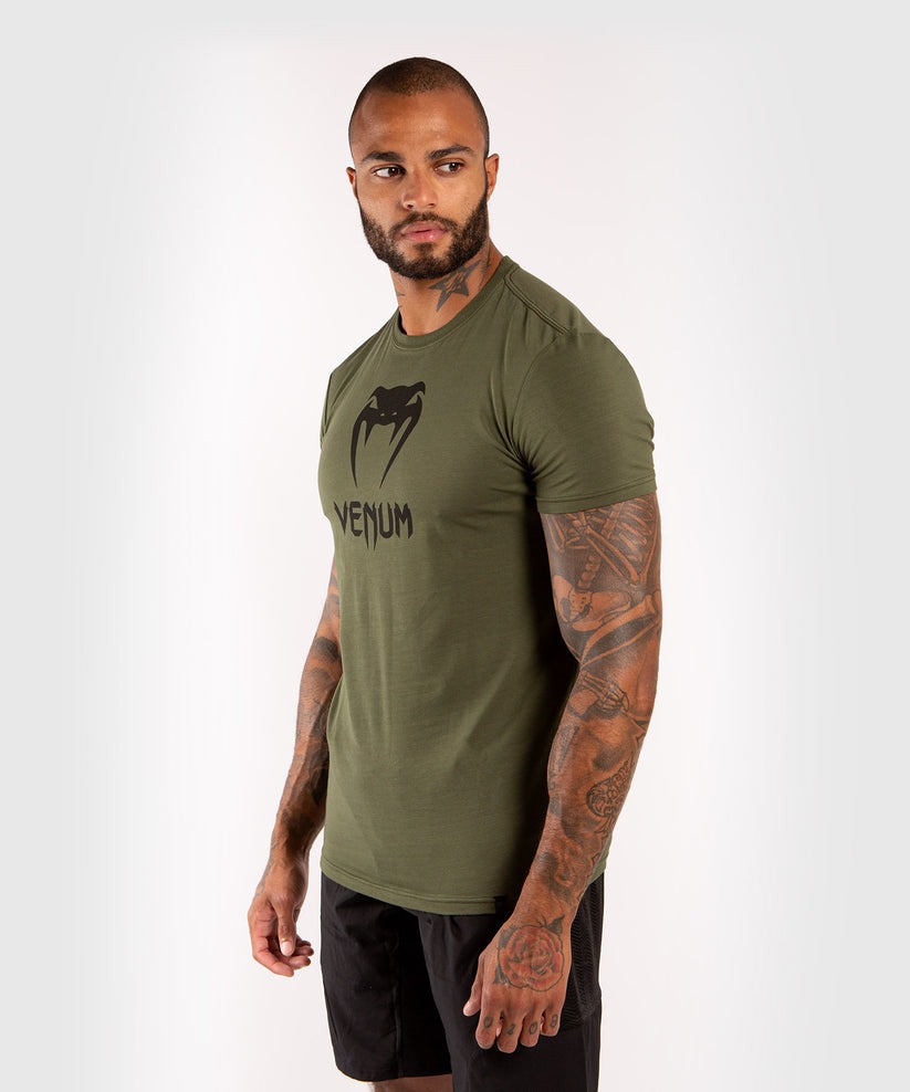 t-shirt-classic-venum-kaki-noir