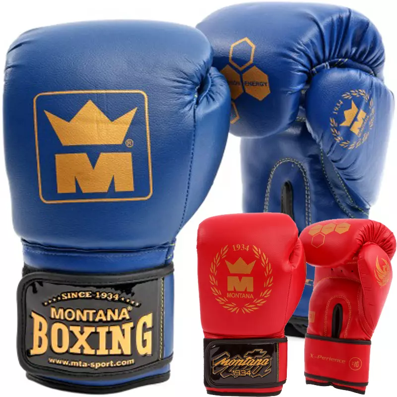 Paire De Gants De Boxe Jaunes – Montana Boxing – Fabriqués En Thaïlande