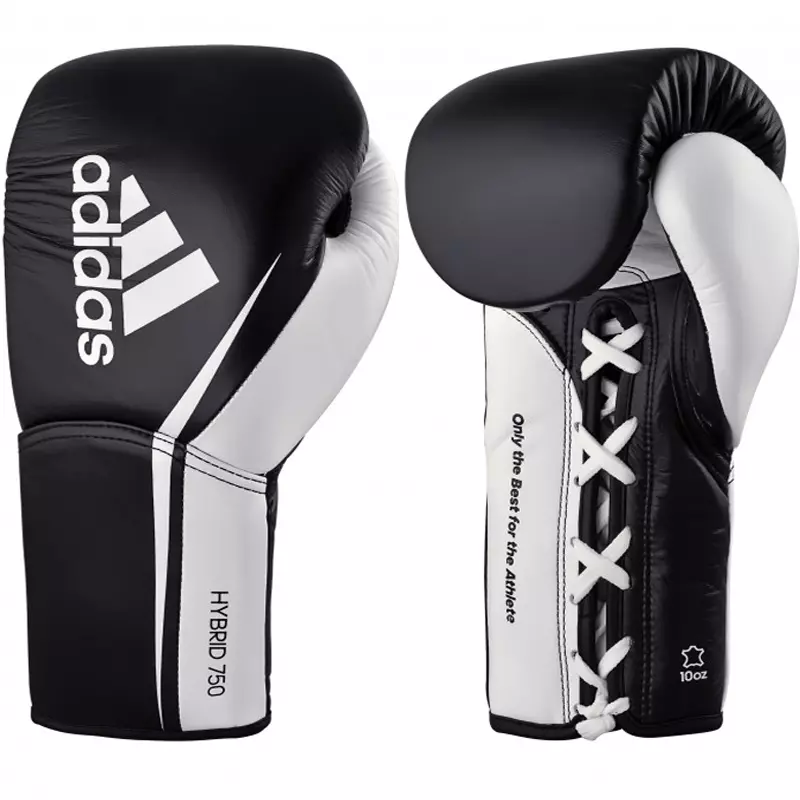 Gants de boxe à lacets Adidas Hybrid 750