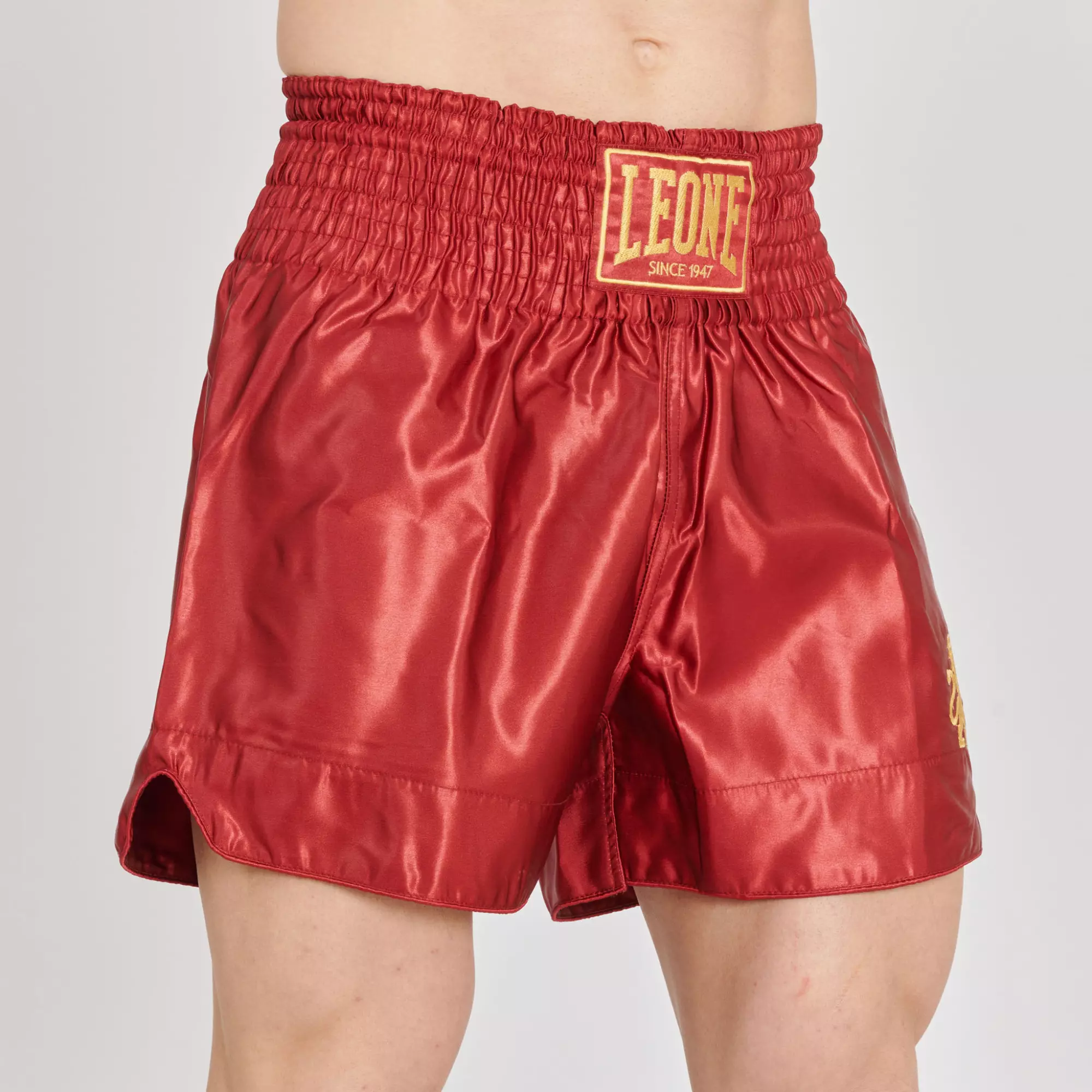 short-kickboxing-leone-classic-rouge