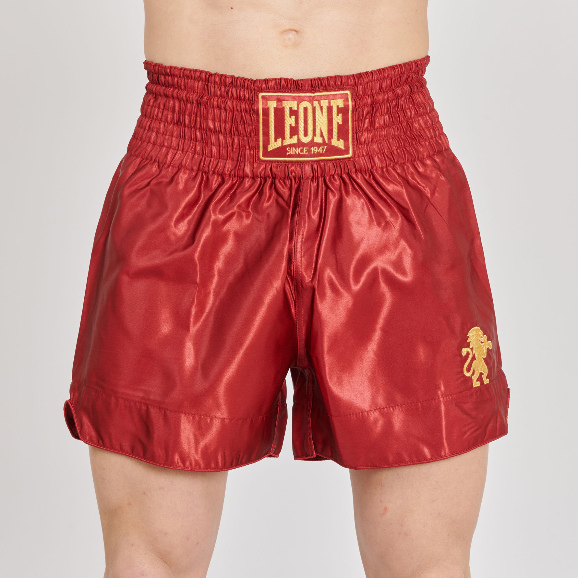 short-boxe-thai-leone-classic-rouge