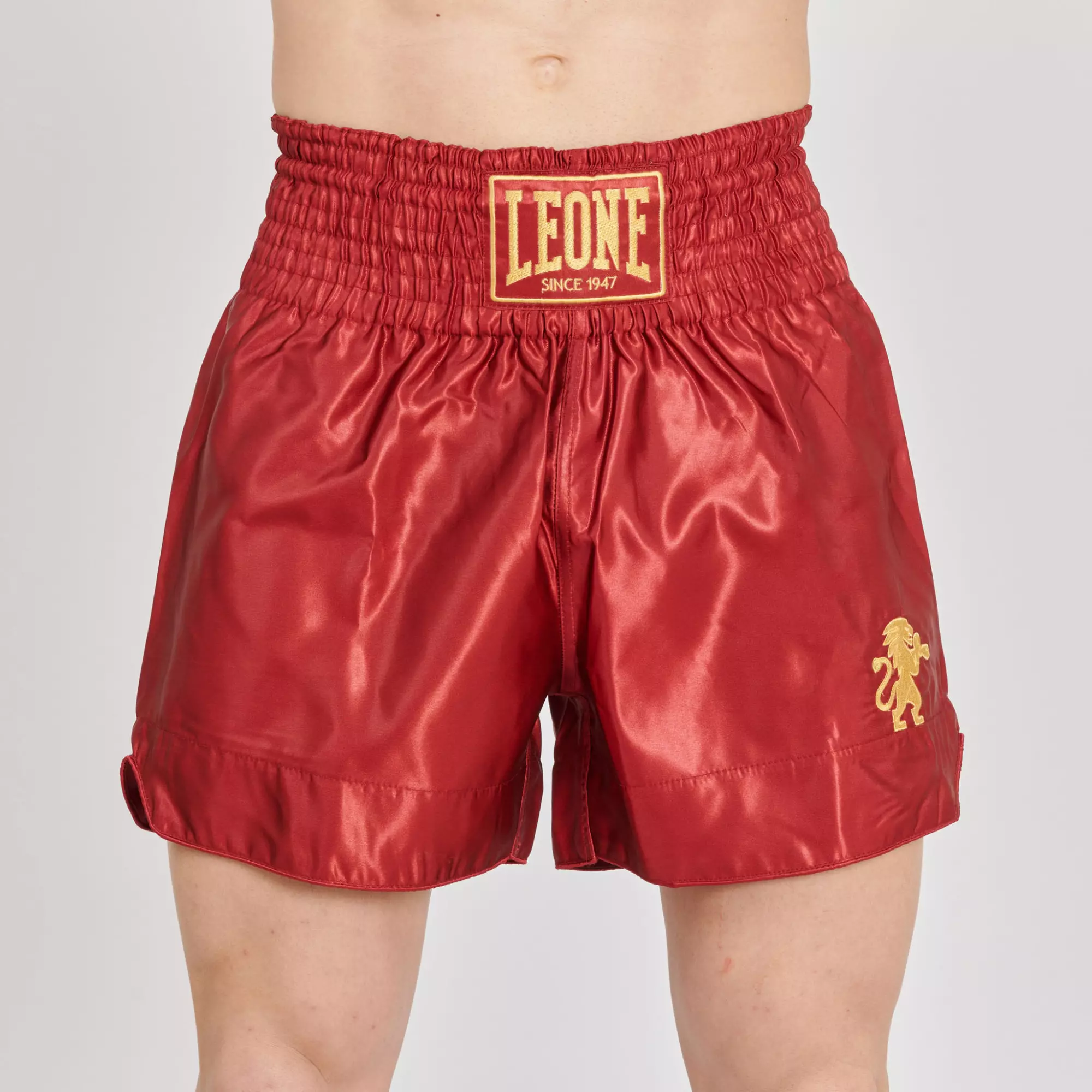 short-boxe-thai-leone-classic-rouge