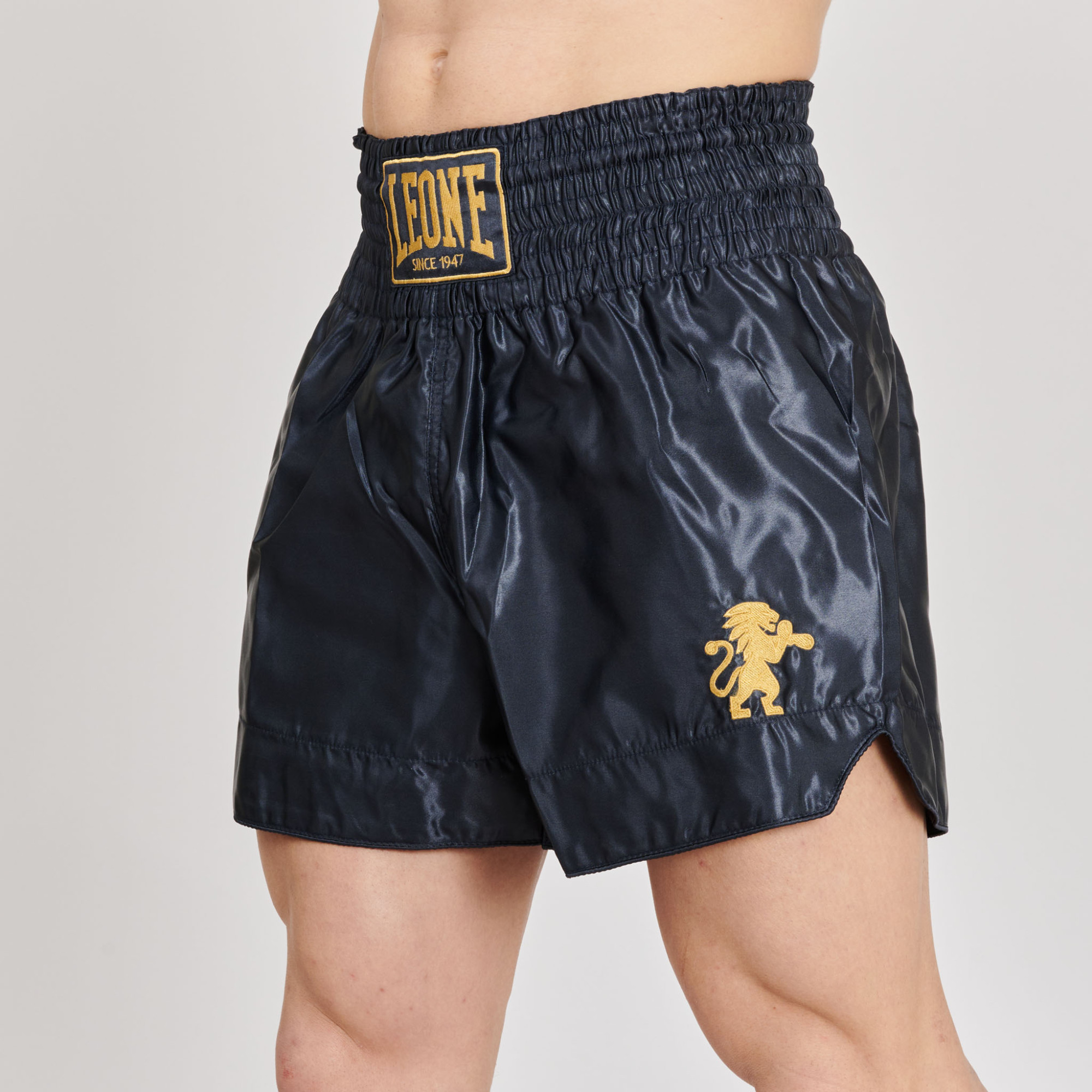 short-de-boxe-thai-leone-classic-bleu