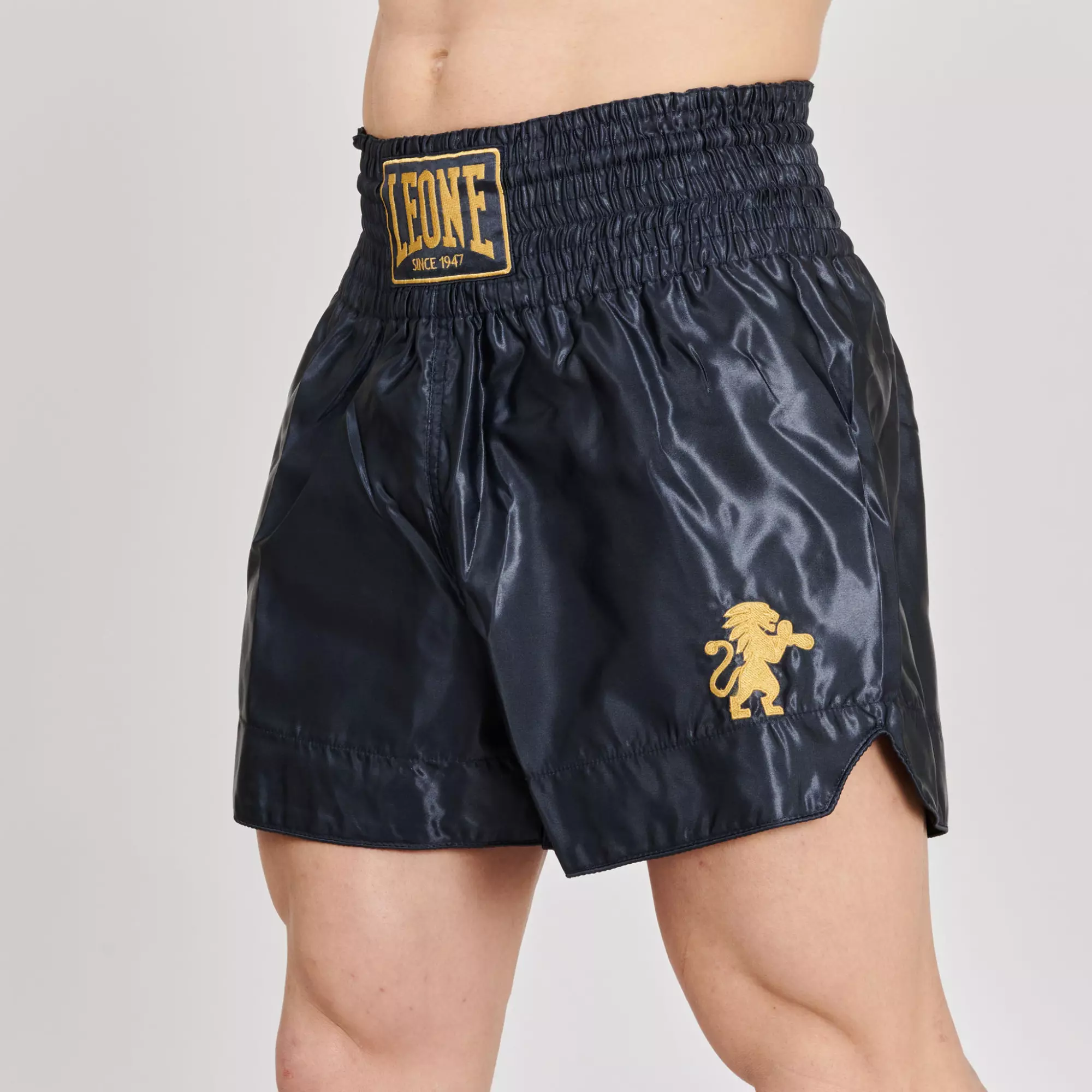 short-de-boxe-thai-leone-classic-bleu
