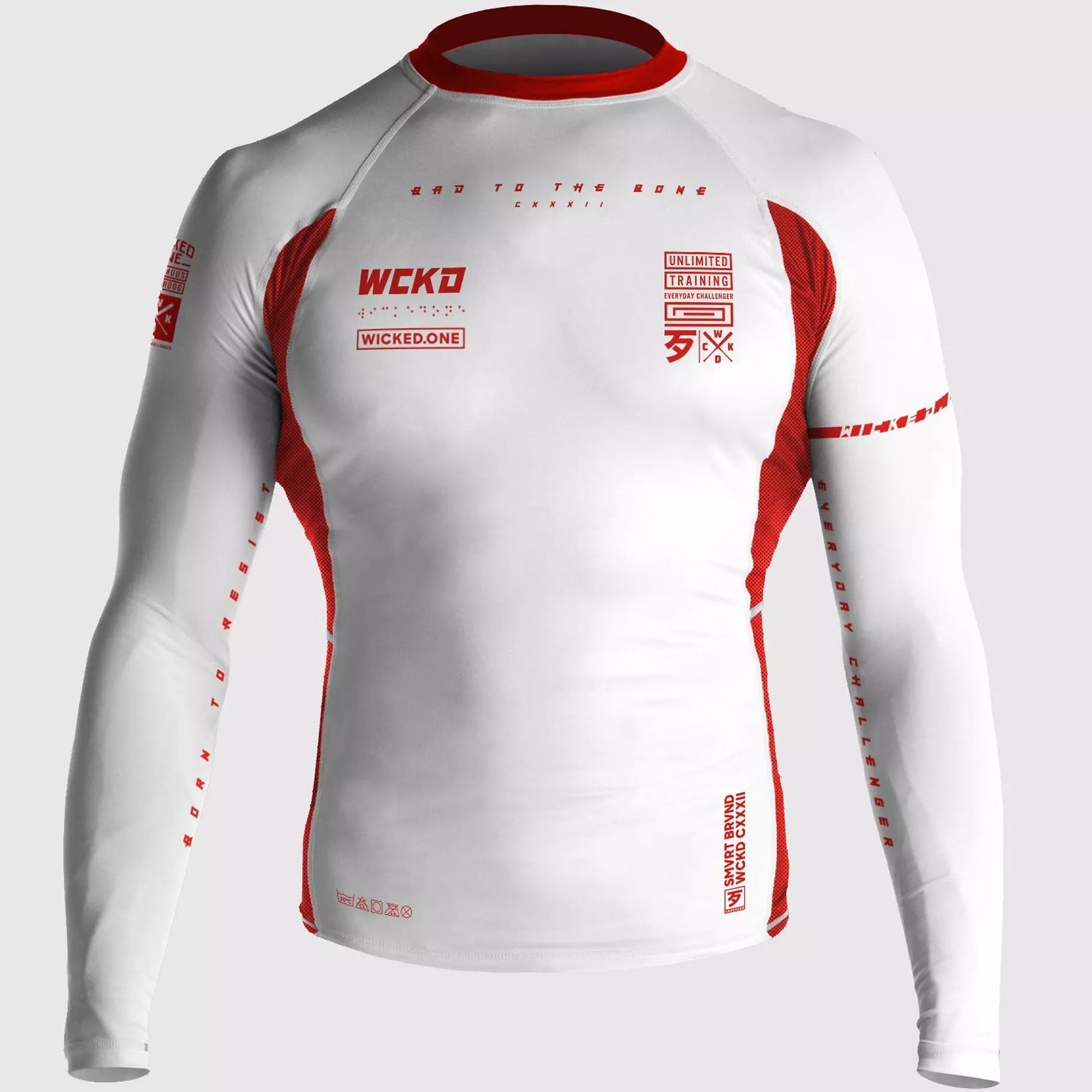 Rashguard Wicked One Track Blanc