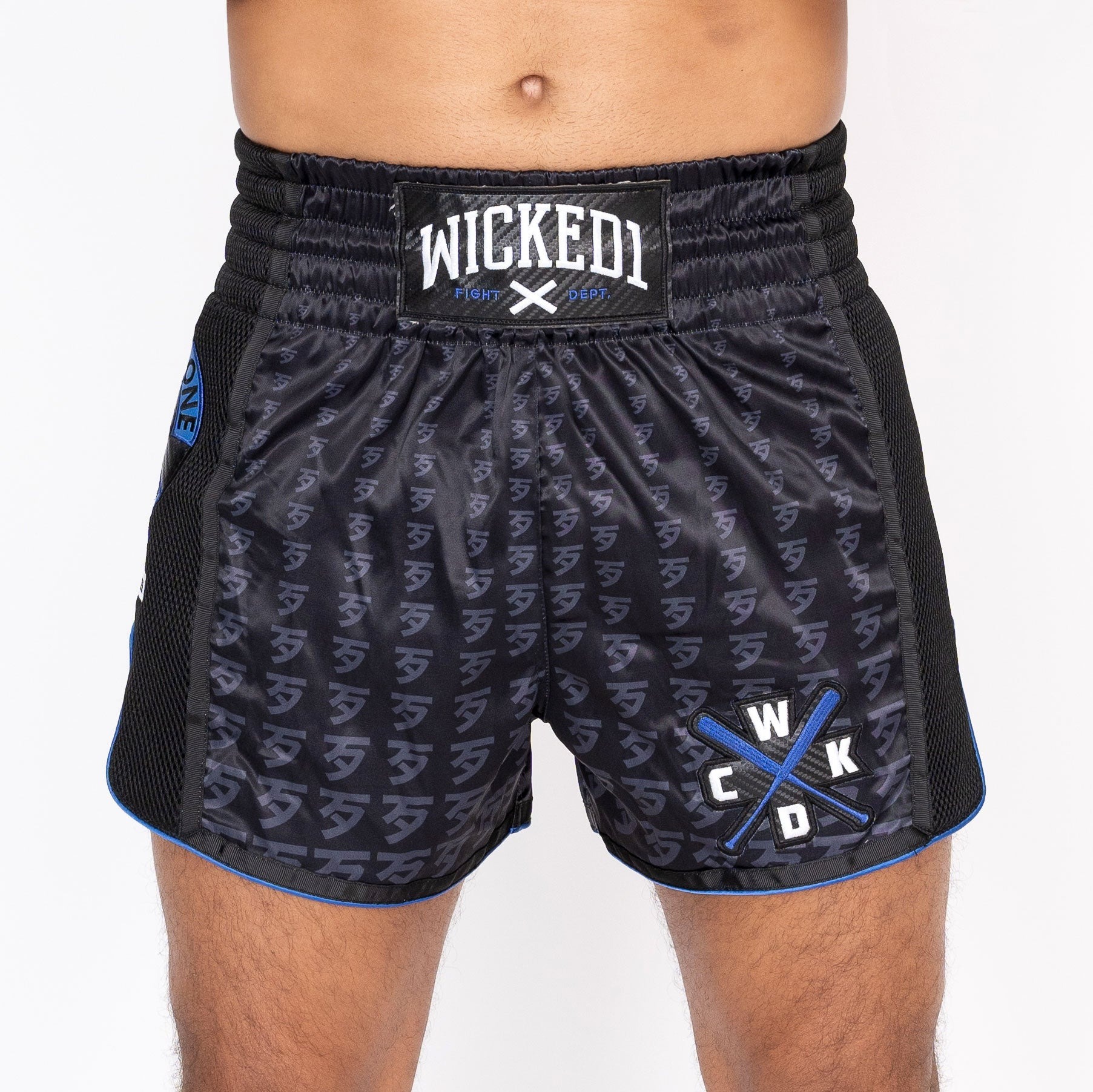 short-muay-thai-wicked-one-infinit-noir-bleu