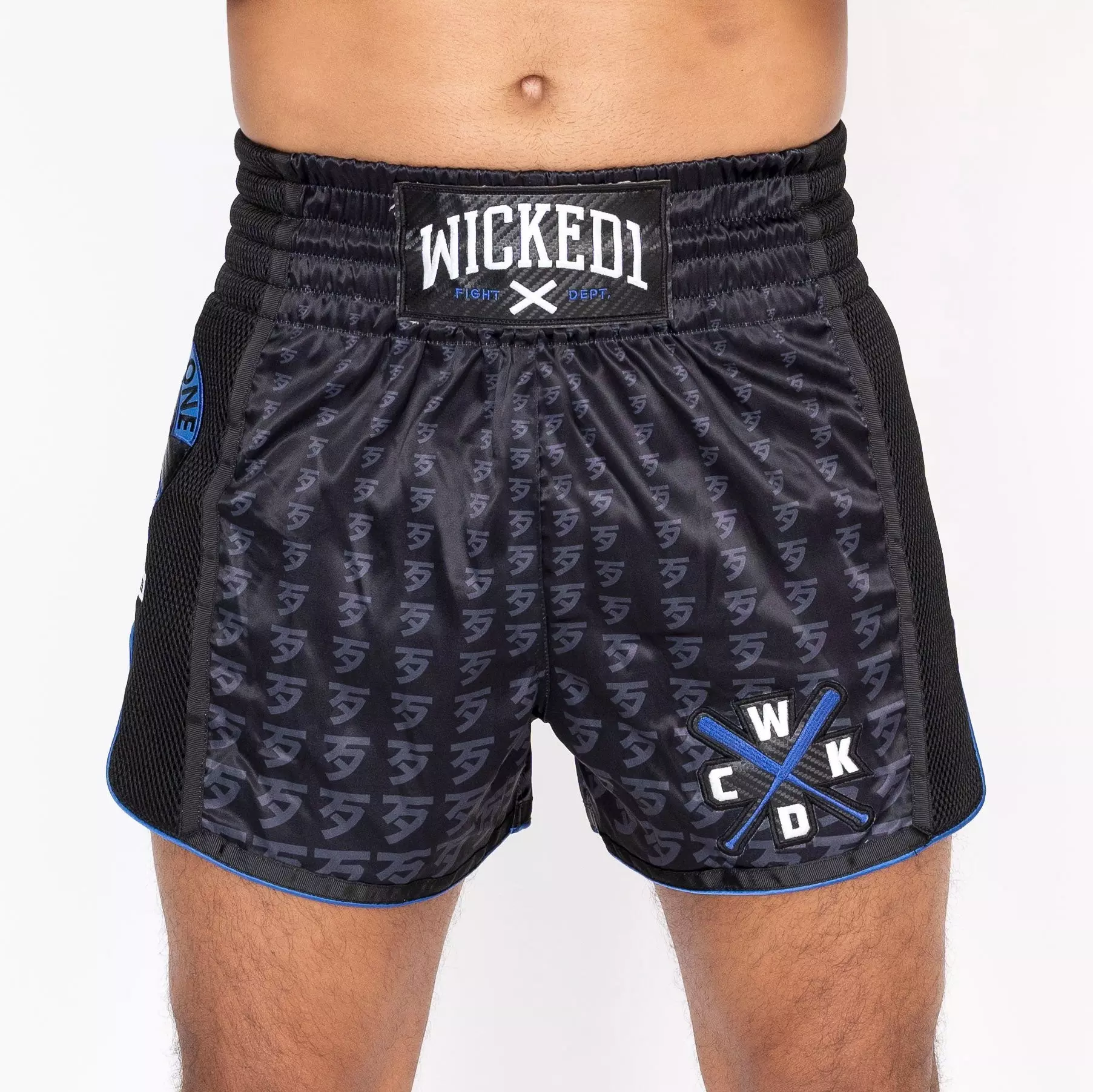 short-muay-thai-wicked-one-infinit-noir-bleu
