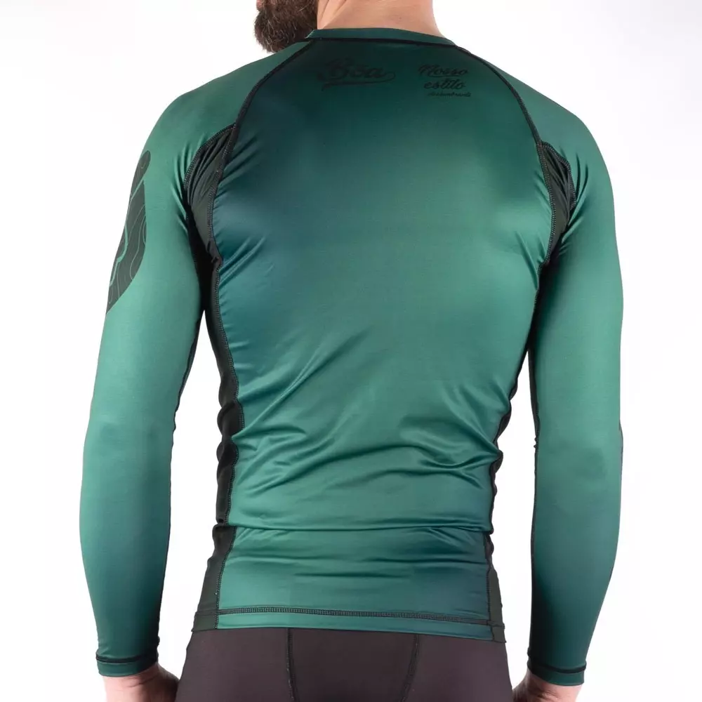 t-shirt-grappling-boa-manche-longue-no-gi-deslumbrante-vert