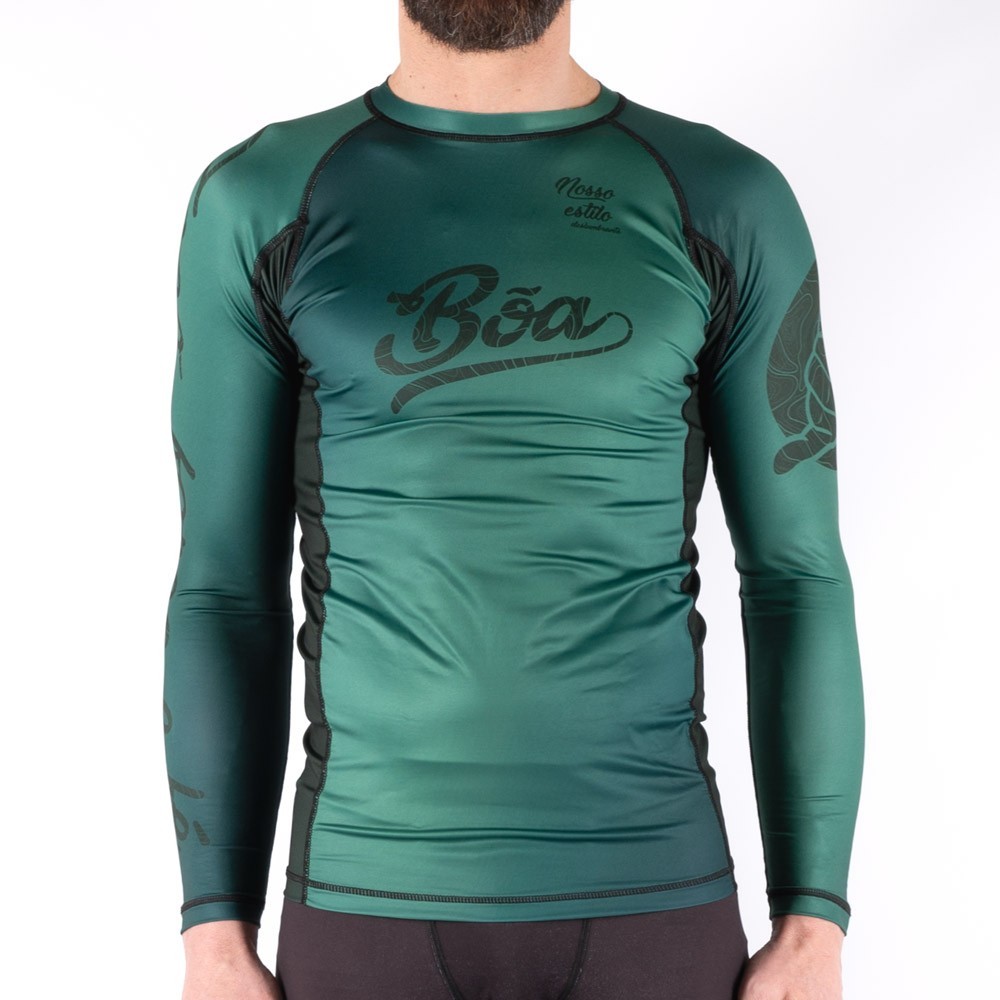 t-shirt-grappling-boa-manches-longues-no-gi-deslumbrante-vert