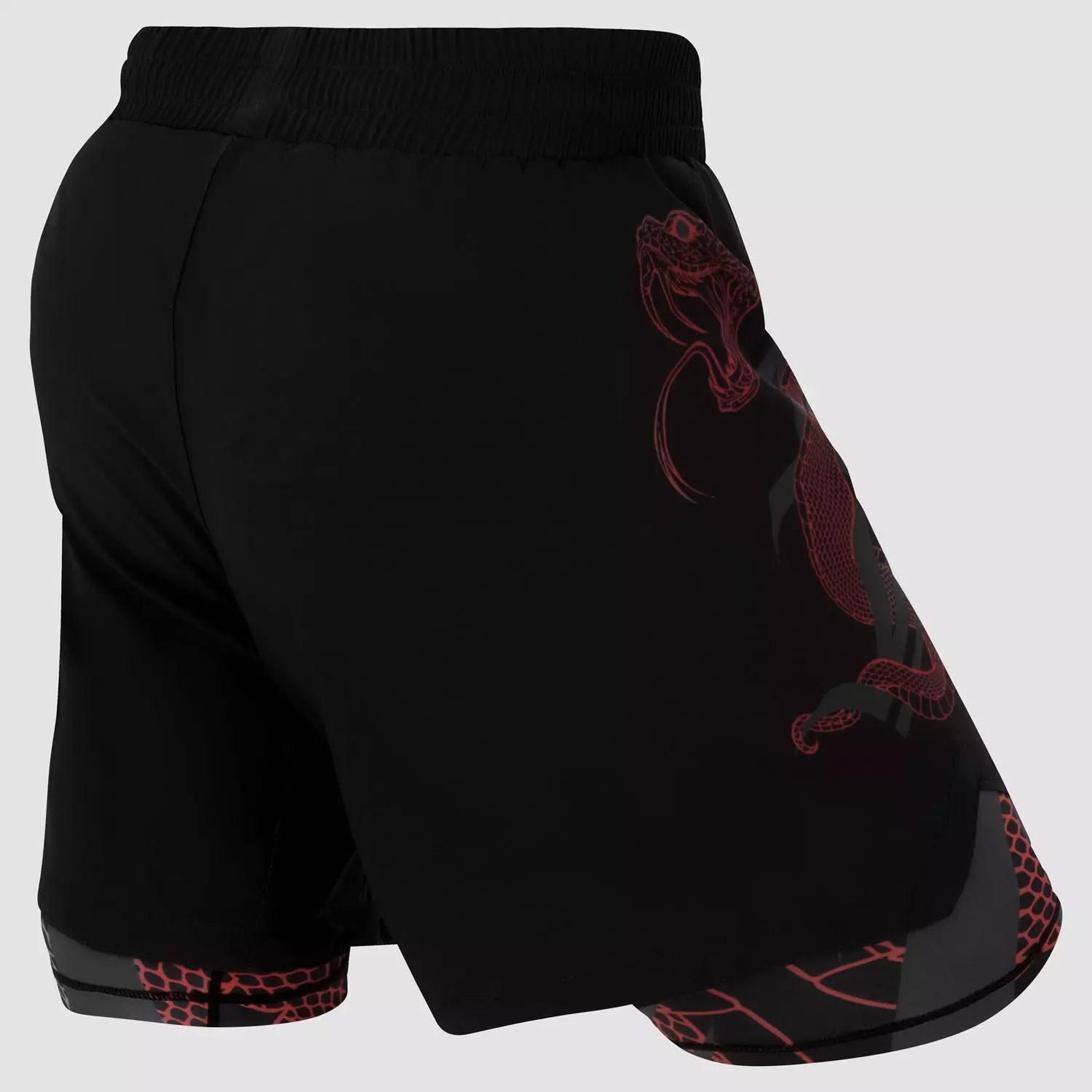 fightshort-mma-fumetsu-anaconda-noir-rouge