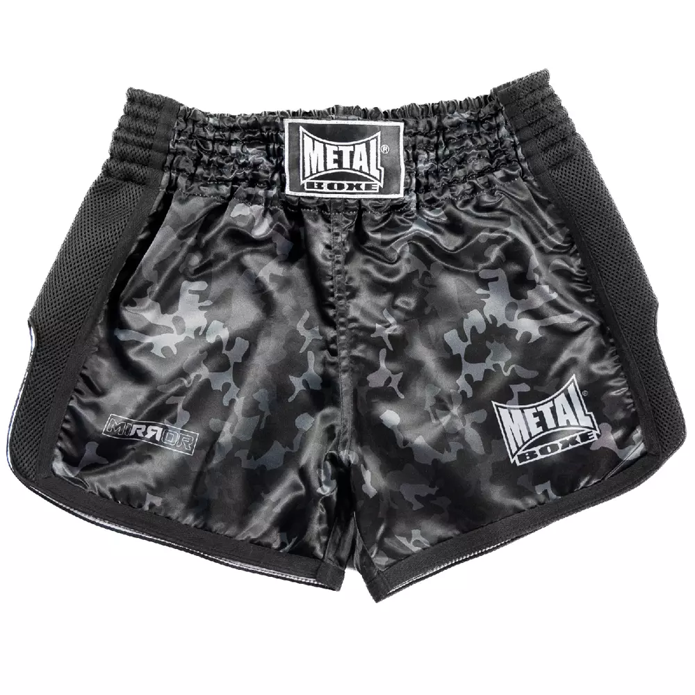 Short de kick Métal boxe Mirror