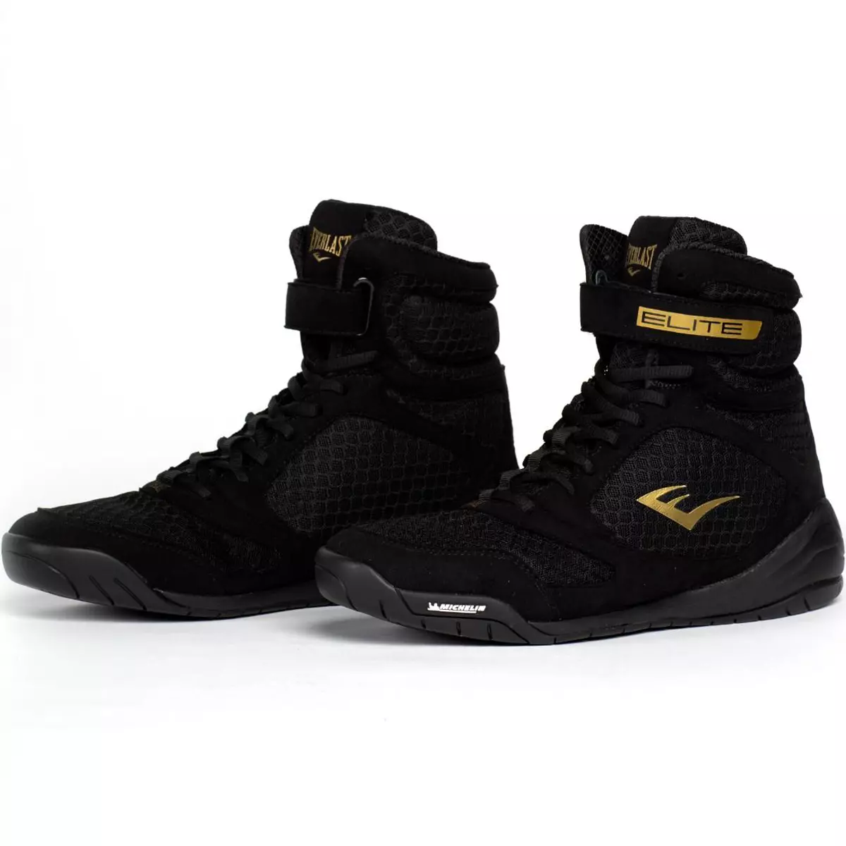 chaussure-everlast-elite-noir-or