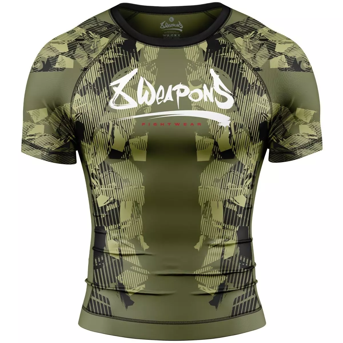 Rashguard 8 Weapons HIT - Olive