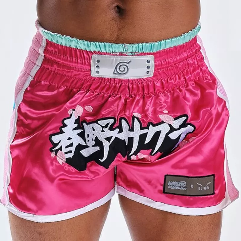 Short de boxe Thaï Elion Sakura - Rose
