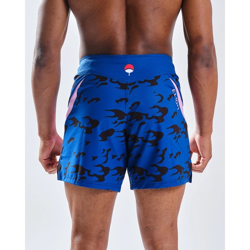 short-mma-elion-naruto-sasuke-bleu