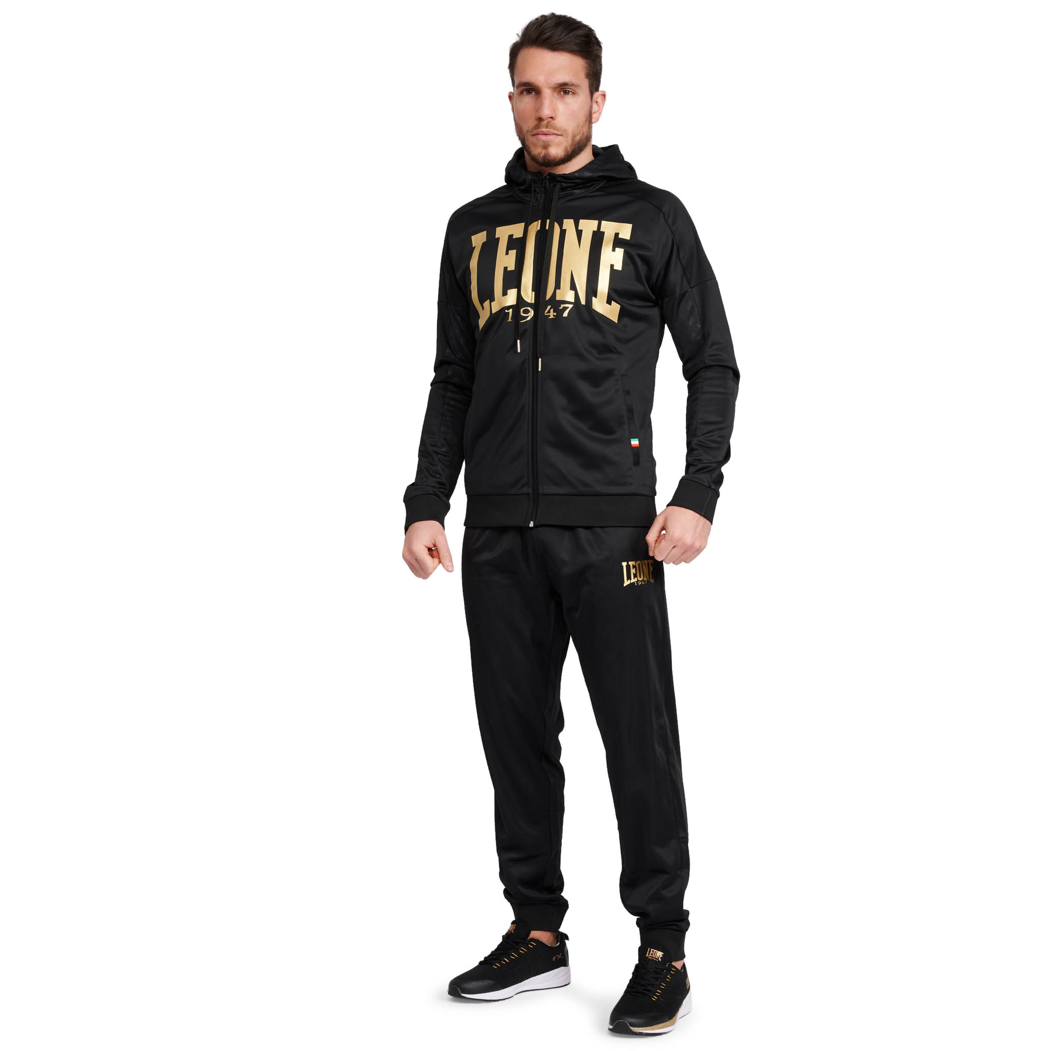 sweat-a-capuche-zipé-leone