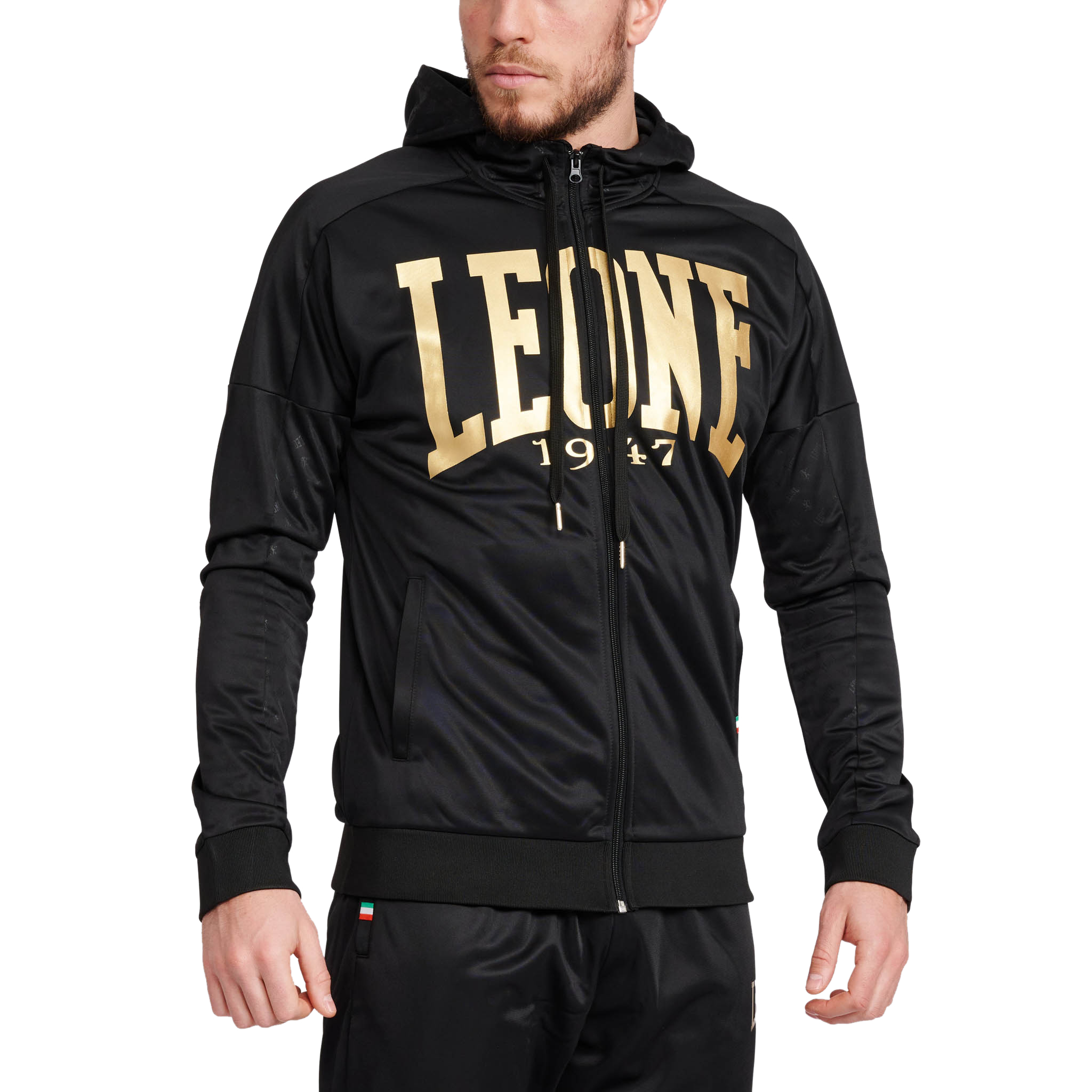 sweat-capuche-zipé-leone