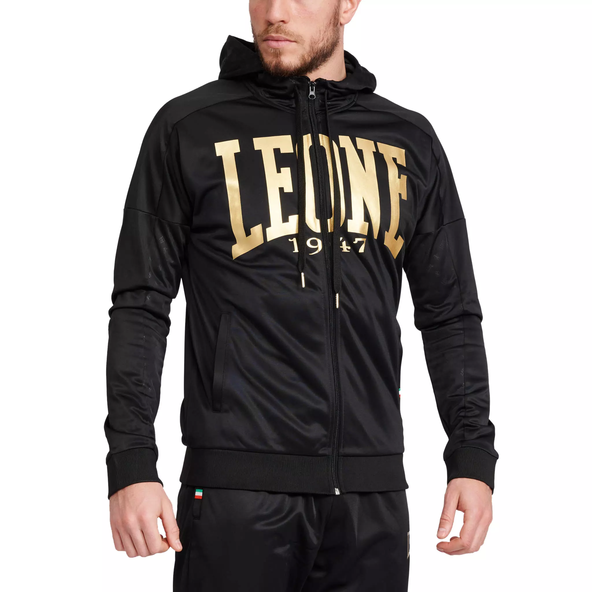 sweat-capuche-zipé-leone