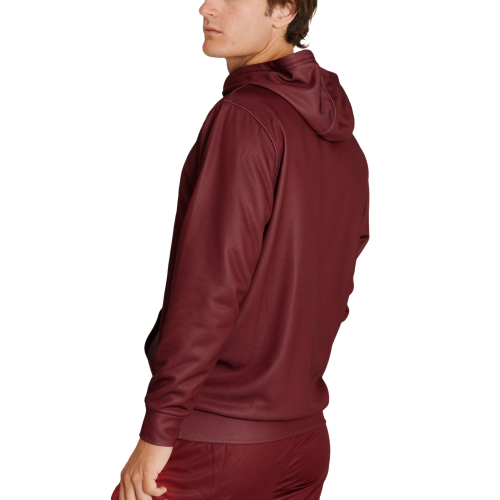 sweat-a-capuche-leone-bordeaux