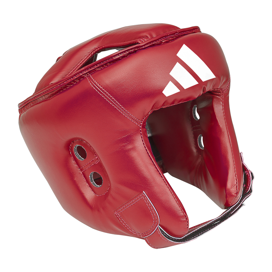 casque-adidas-sport-de-combat-rouge