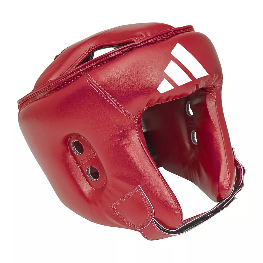 casque-adidas-sport-de-combat-rouge
