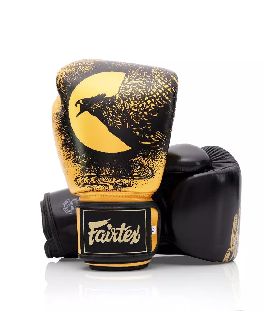 gant-boxe-fairtex-harmony-jaune-noir
