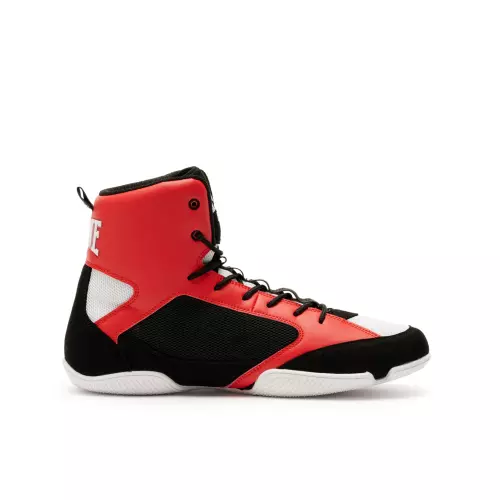 chaussure-boxe-noir-blanc-rouge-leone