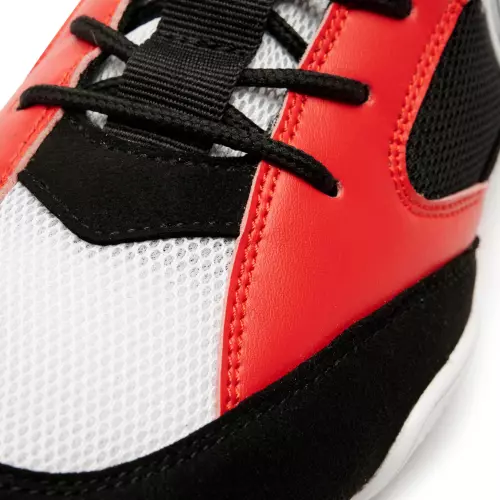 chaussure-de-boxe-leone-noir-blanc-rouge
