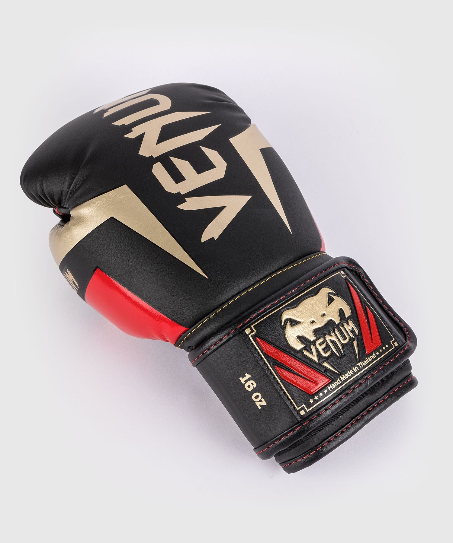 gant-boxe-elite-venum-noir-or-rouge
