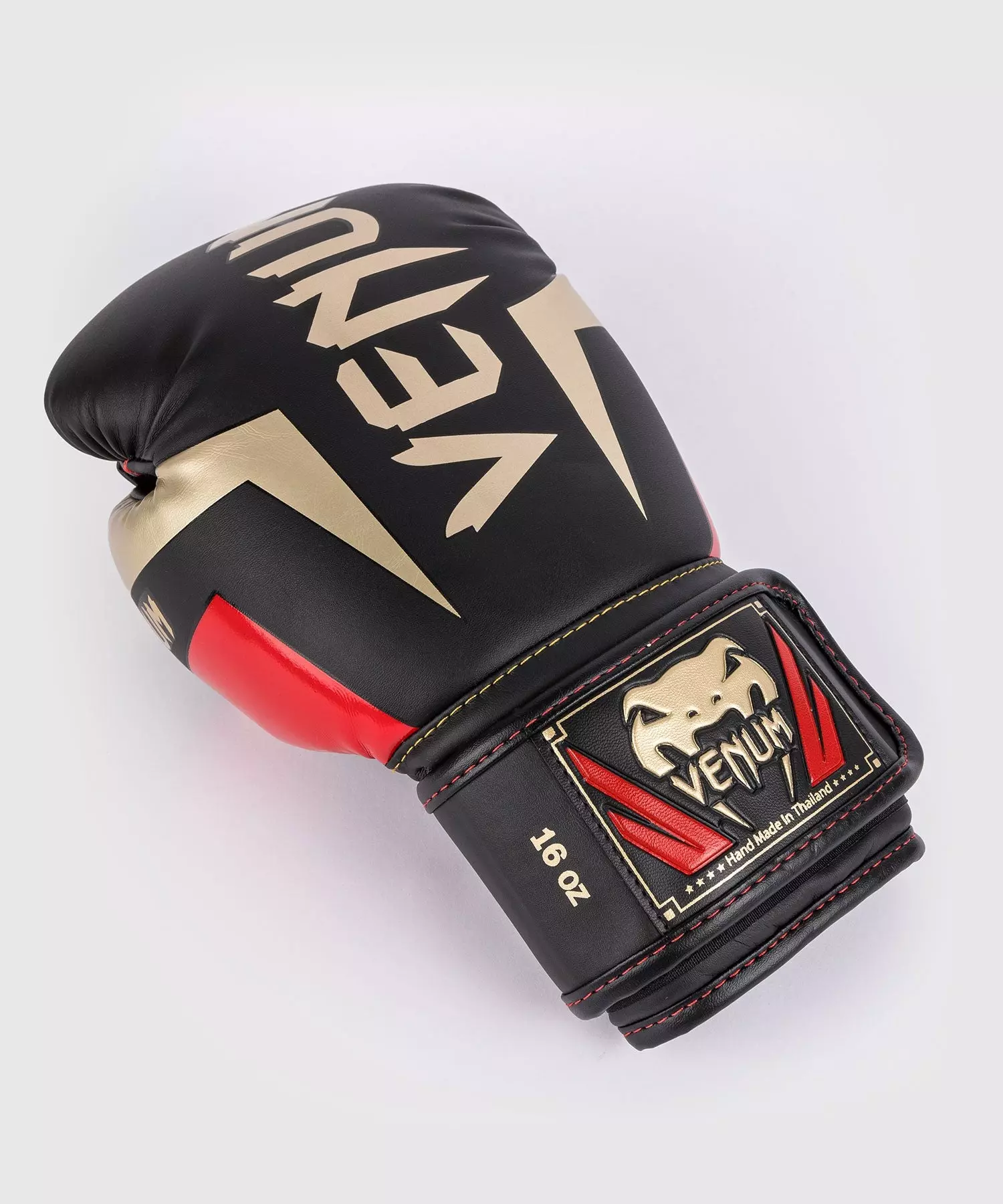 gant-boxe-elite-venum-noir-or-rouge