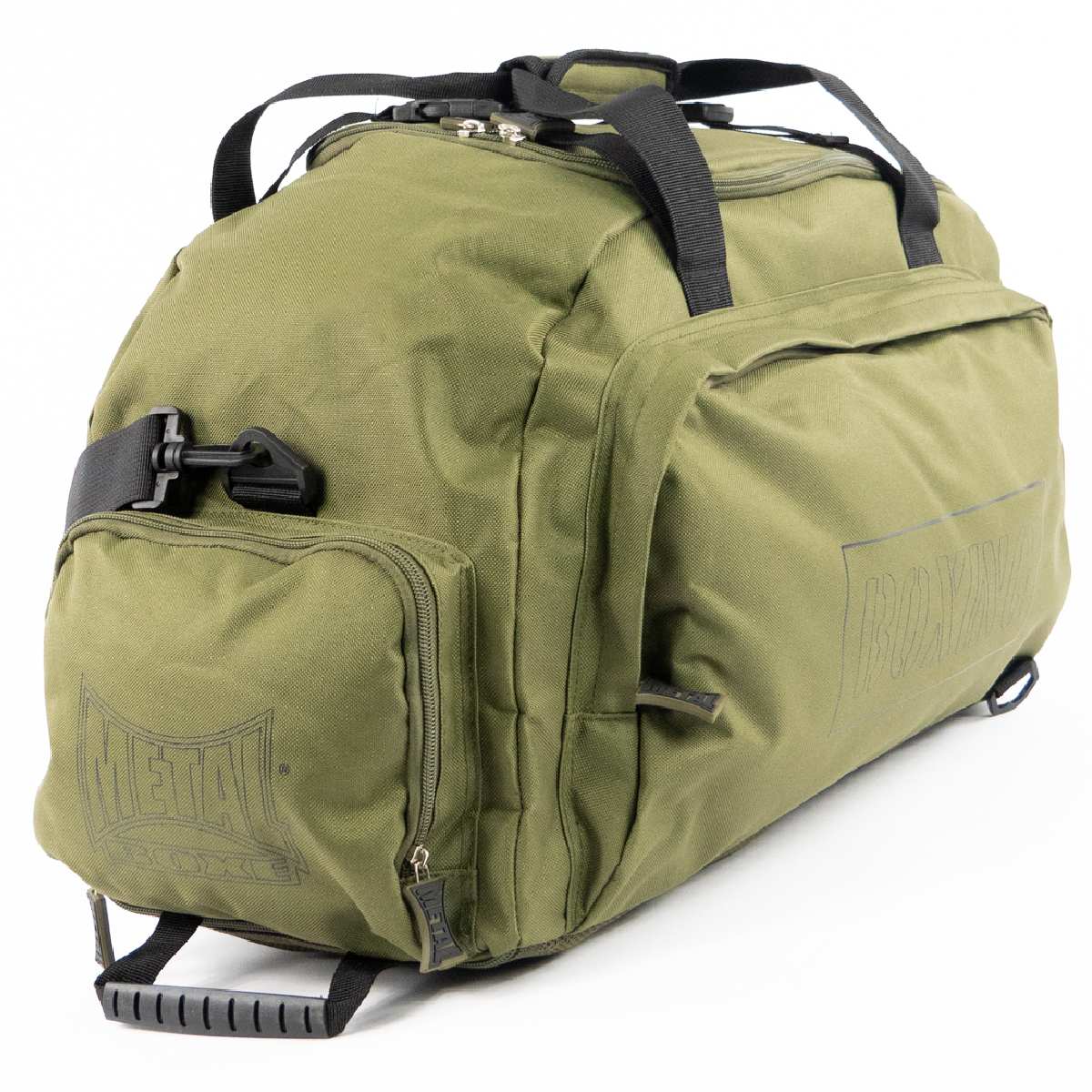 sac-de-sport-metal-boxe-convertible-kaki