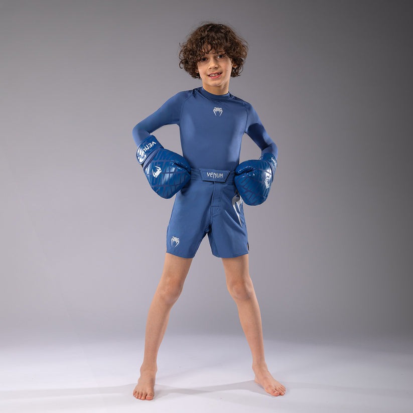 short-combat-venum-enfant-bleu-royal
