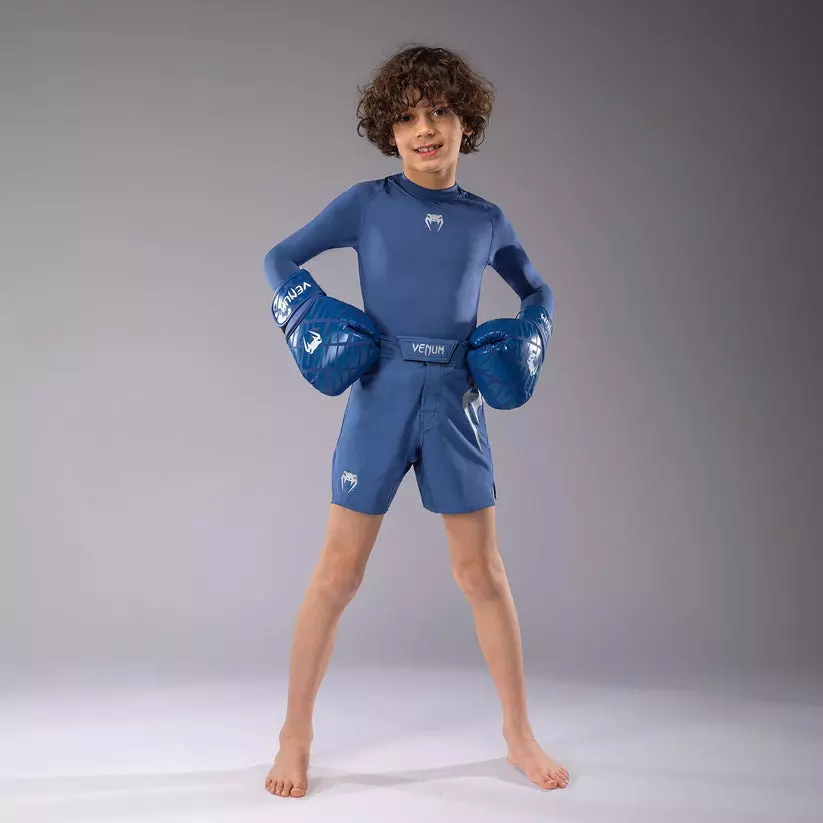 short-combat-venum-enfant-bleu-royal