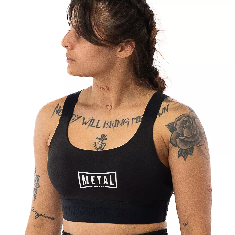 Brassière élastique pour femme Metal boxe