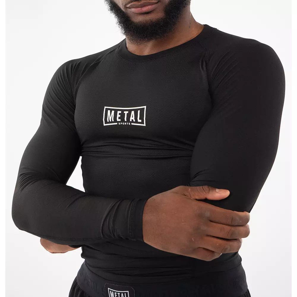 Rashguard Metal boxe performance manche longue