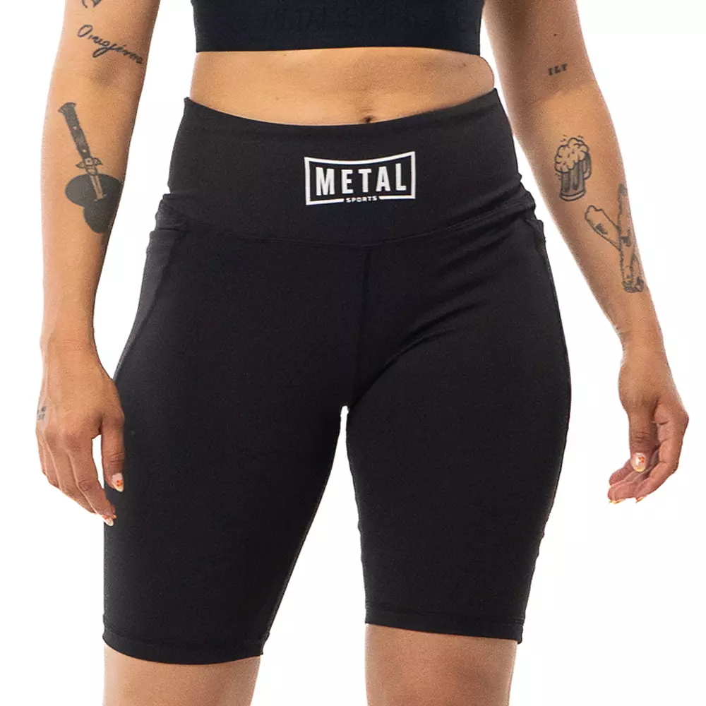 Short de compression pour femme Metal boxe