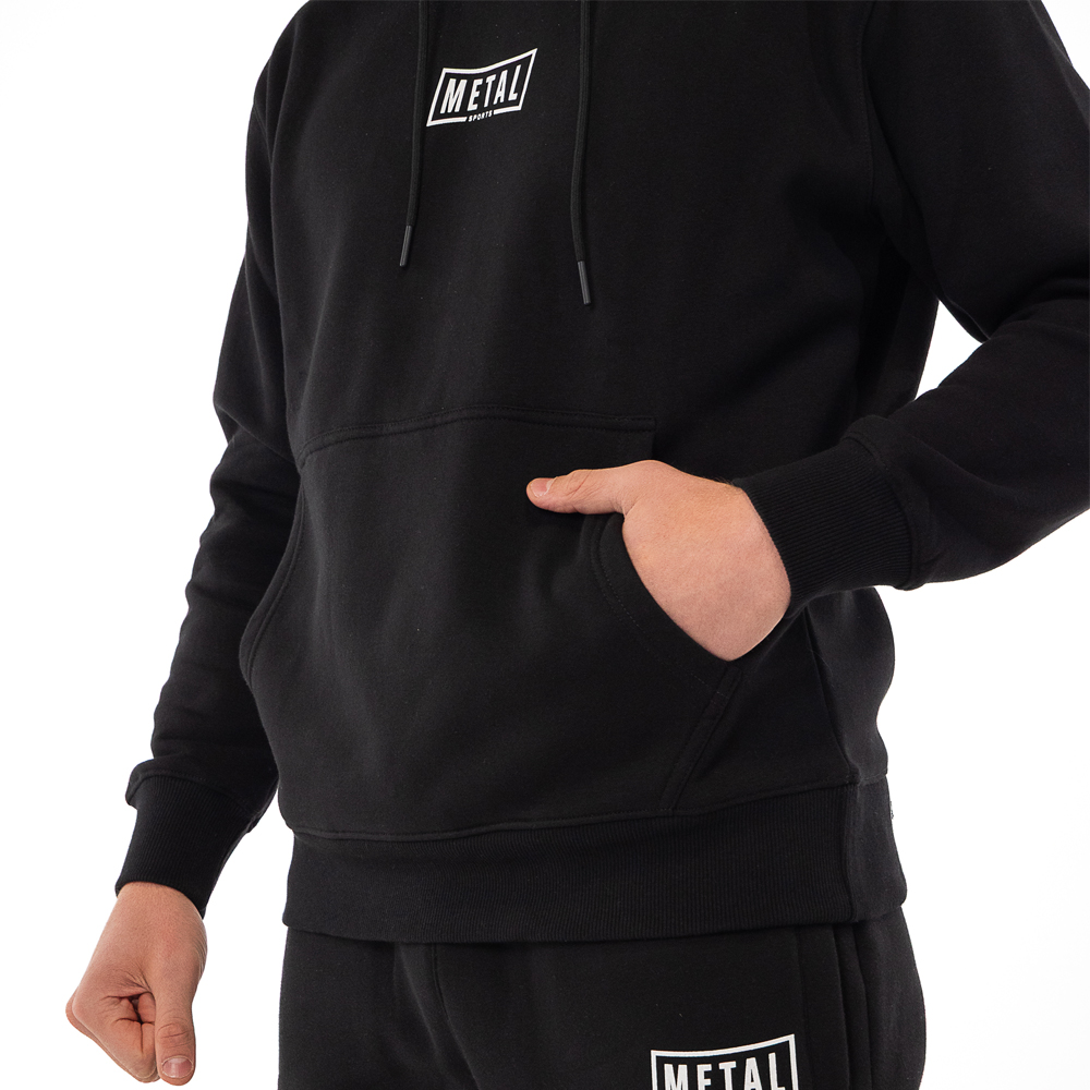 hoodie-a-capuche-metal-boxe-msh301-n
